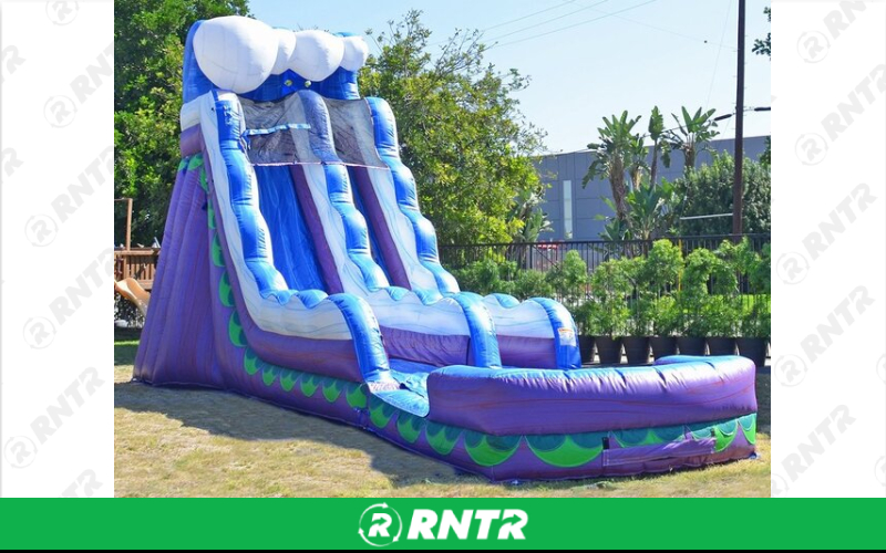 Generic 19 Ft Wavy Slide – For rent in mangonia-park, florida – kids bounce 4 fun | RNTR.com – Image 1