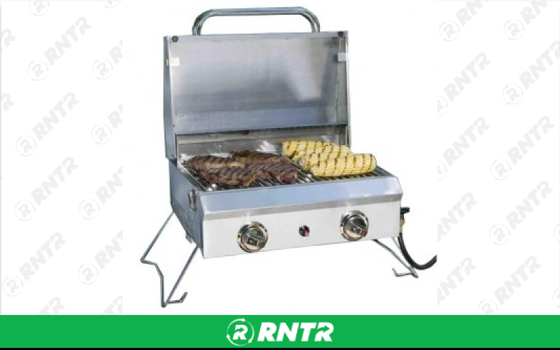 Generic 2 Burner Table Top Propane Grill – For rent in howell, new-jersey – Mr. Happy Party Rentals | RNTR.com – Image 1