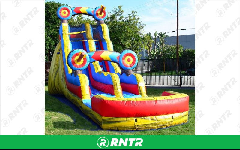 Generic 20 Ft Target Slide – For rent in mangonia-park, florida – kids bounce 4 fun | RNTR.com – Image 1