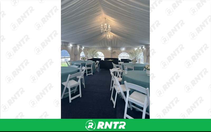 Generic 20x40 Elegant Tent (See Details for what is included and options) – For rent in Howell, New Jersey – Mr. Happy Party Rentals | RNTR.com – Image 3 of 3