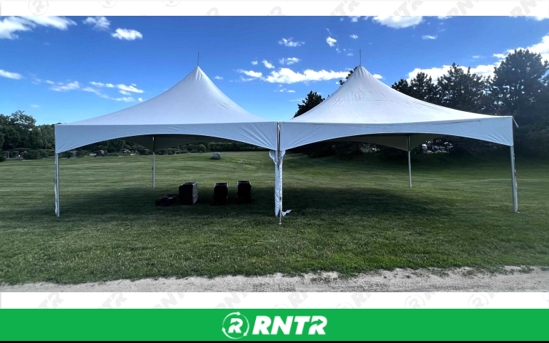 Generic 20x40 High Peak Tent (2 Tents) – For rent in howell, new-jersey – Mr. Happy Party Rentals | RNTR.com – Image 1