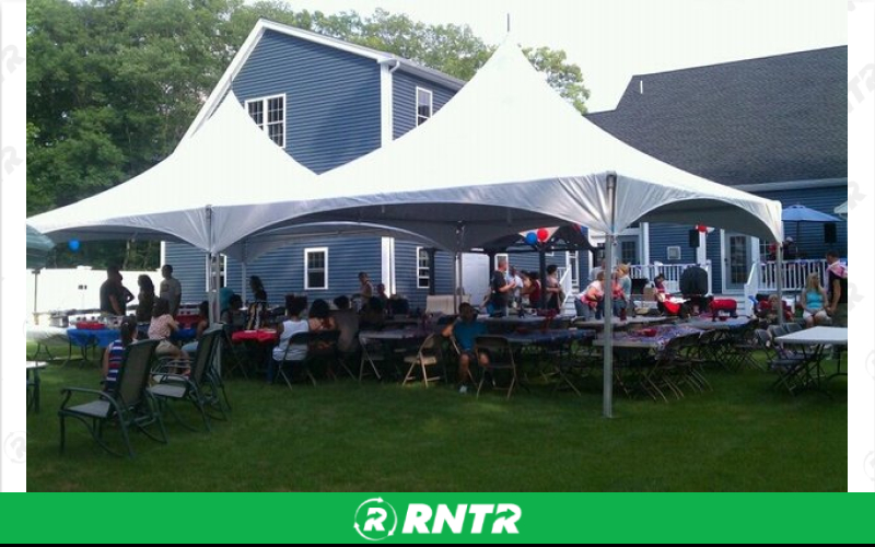 Generic 20x40 High Peak Tent (2 Tents) – For rent in Howell, New Jersey – Mr. Happy Party Rentals | RNTR.com – Image 2 of 3