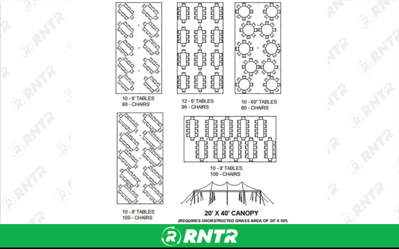 Generic 20x40 Pole Tent – For rent in Sarasota, Florida – Joyland Rentals | RNTR.com – Image 2 of 3