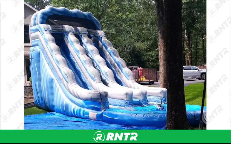 Generic 20ft Double Lane Waterslide – For rent in little-rock, arkansas – Mr Calvins Bouncers | RNTR.com – Image 1