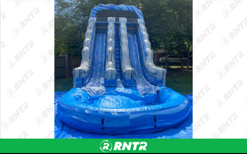 Generic 20ft Double Lane Waterslide – For rent in Little Rock, Arkansas – Mr Calvins Bouncers | RNTR.com – Image 3 of 3