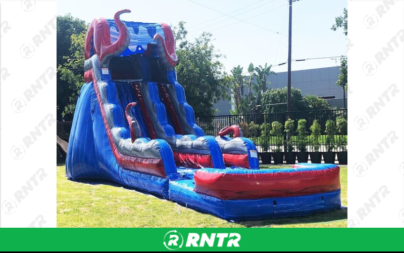 Generic 22 Ft Ocean Water Slide – For rent in mangonia-park, florida – kids bounce 4 fun | RNTR.com – Image 1
