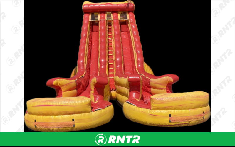 Generic 22ft Arkansas Heat Waterslide – For rent in little-rock, arkansas – Mr Calvins Bouncers | RNTR.com – Image 1