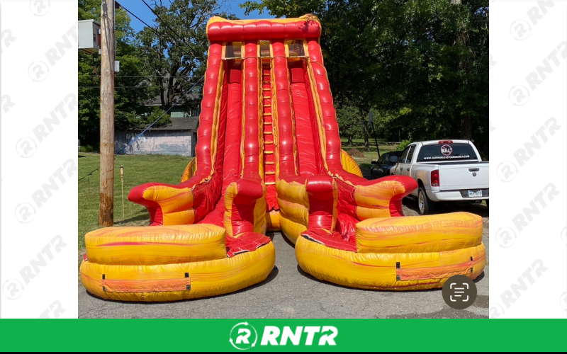 Generic 22ft Arkansas Heat Waterslide – For rent in Little Rock, Arkansas – Mr Calvins Bouncers | RNTR.com – Image 2 of 2
