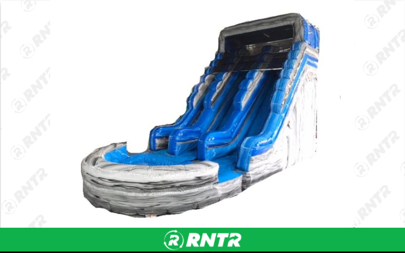 Generic 22ft Marble Blue Ice (Without Slip and Slide) – For rent in hallandale-beach, florida – Perfect Party Rental | RNTR.com – Image 1