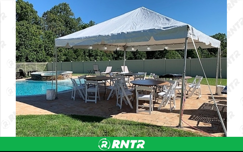 Generic 24 Guest Frame Tent Package – For rent in Howell, New Jersey – Mr. Happy Party Rentals | RNTR.com – Image 2 of 2