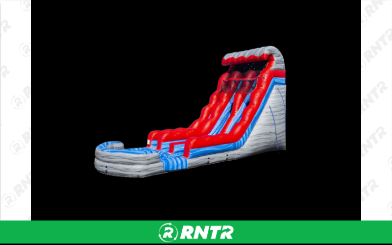 Generic 25 Ft Key West Water Slide Double Lane – For rent in mangonia-park, florida – kids bounce 4 fun | RNTR.com – Image 1