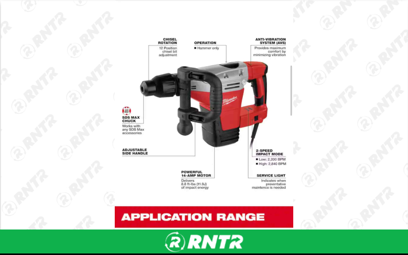 milwaukee 25# roto hammer – For rent in El Granada, California – Mullins Construction | RNTR.com – Image 3 of 3