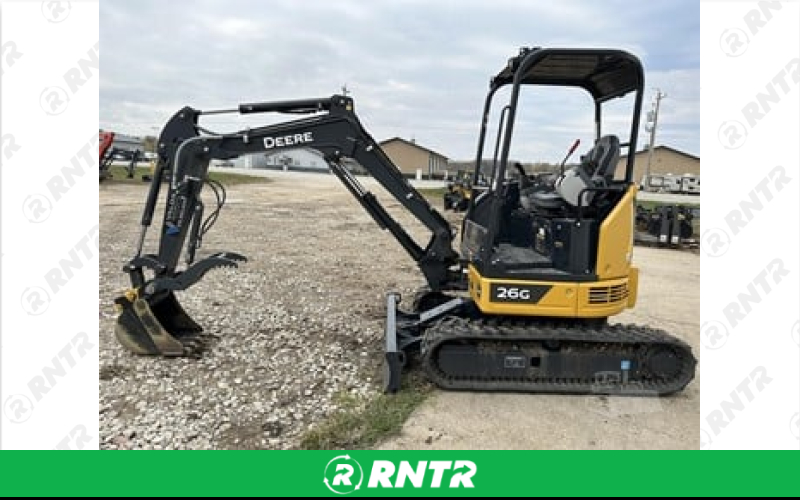 John Deere 26G Excavator – For rent in Jeanerette, Louisiana – GM Customs & Rentals | RNTR.com – Image 1 of 1