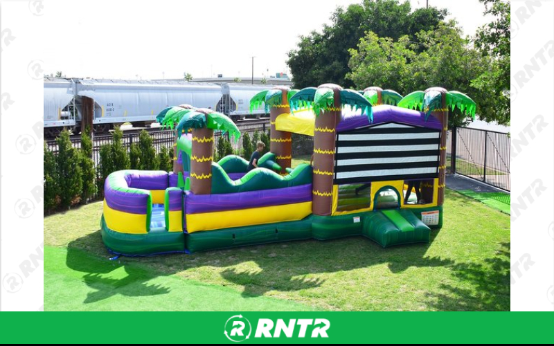 Generic 30 FT Palm Beach Combo/Obstacle Bounce House Dry Only – For rent in mangonia-park, florida – kids bounce 4 fun | RNTR.com – Image 1