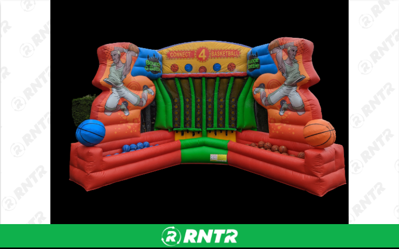 Generic 4 in a Row Basketball – For rent in Vancouver, Washington – Bounce-n-Battle | RNTR.com – Image 1 of 1