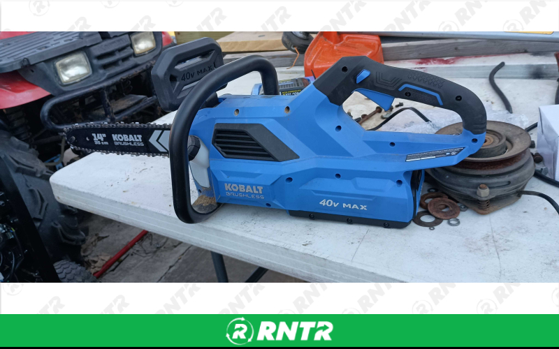 Kobalt 40Volt Chainsaw 14"  Battery and Charger – For rent in Denton, North Carolina – Denton Turf | RNTR.com – Image 2 of 2