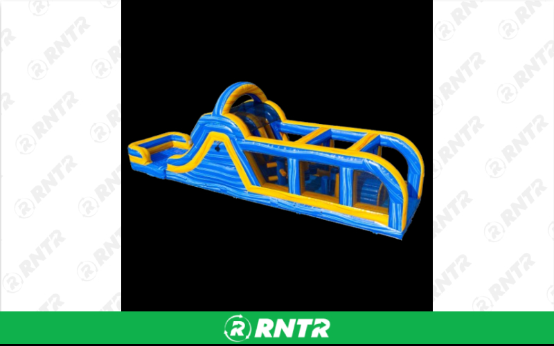 Generic 45' Melting Arctic Obstacle Course – For rent in Vancouver, Washington – Bounce-n-Battle | RNTR.com – Image 1 of 1