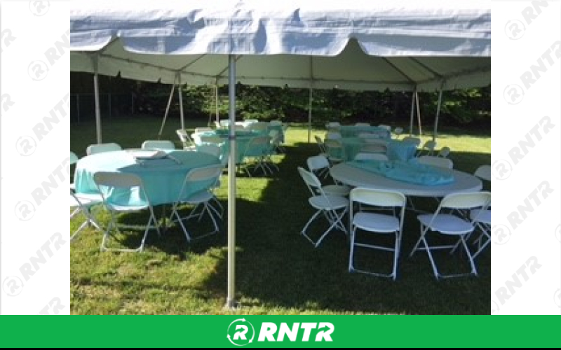 Generic 48 Guest Tent Package – For rent in Howell, New Jersey – Mr. Happy Party Rentals | RNTR.com – Image 3 of 3