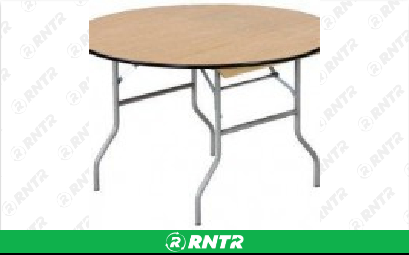 Generic 48" Table – For rent in howell, new-jersey – Mr. Happy Party Rentals | RNTR.com – Image 1