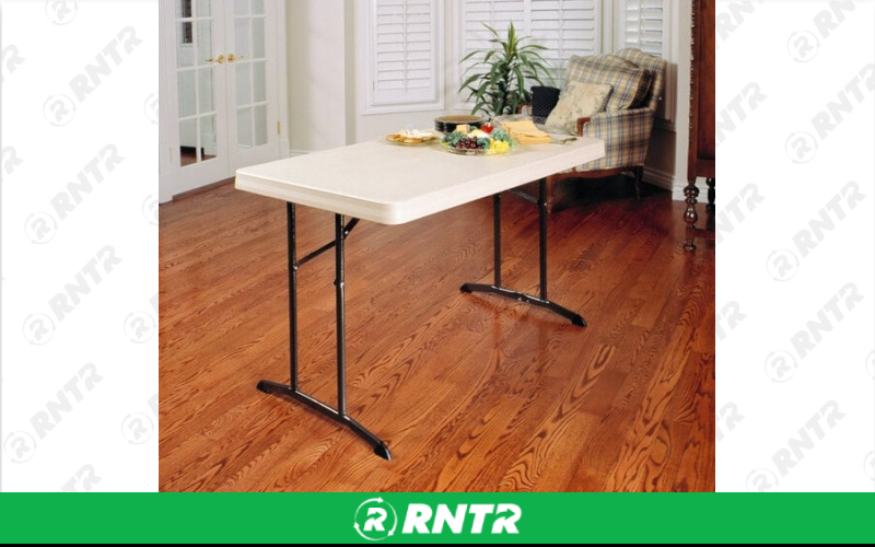 Generic 48"x30" Table – For rent in howell, new-jersey – Mr. Happy Party Rentals | RNTR.com – Image 1