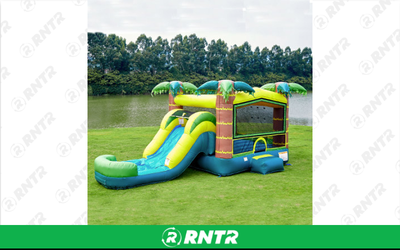 Generic 5 in 1 Tropical Athletic Wet/Dry Combo – For rent in mangonia-park, florida – kids bounce 4 fun | RNTR.com – Image 1
