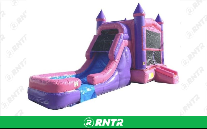 Generic 6 in 1 Pink Princess Combo Wet/Dry – For rent in mangonia-park, florida – kids bounce 4 fun | RNTR.com – Image 1