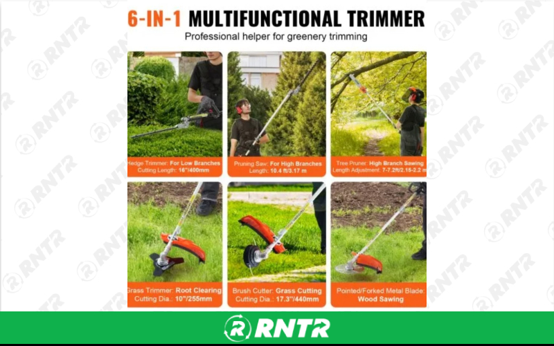 Vevor 6 In One Power Trimmer – For rent in placerville, california – Adkins Ranch & Land Care | RNTR.com – Image 1