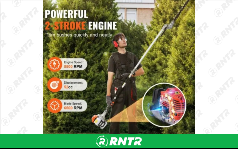 Vevor 6 In One Power Trimmer – For rent in Placerville, California – Adkins Ranch & Land Care | RNTR.com – Image 3 of 4