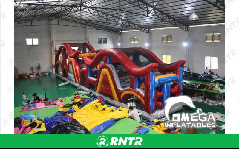 Generic 60 FT Marble Shadow Obstacle Course – For rent in Cypress, Texas – Events By ABA | RNTR.com – Image 1 of 2