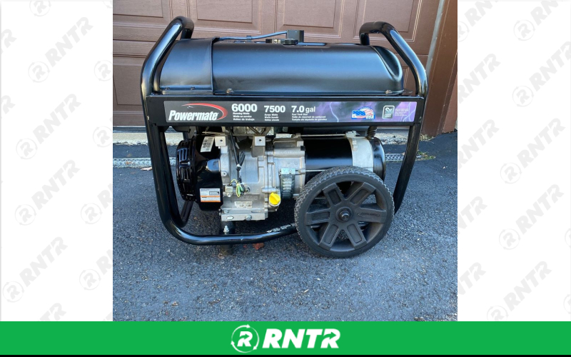 Generic 6000 Watt Generator -  Powermate – For rent in howell, new-jersey – Mr. Happy Party Rentals | RNTR.com – Image 1