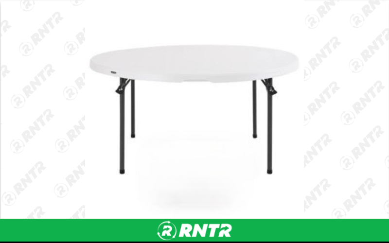Generic 60" Table (seating 8-10) – For rent in howell, new-jersey – Mr. Happy Party Rentals | RNTR.com – Image 1