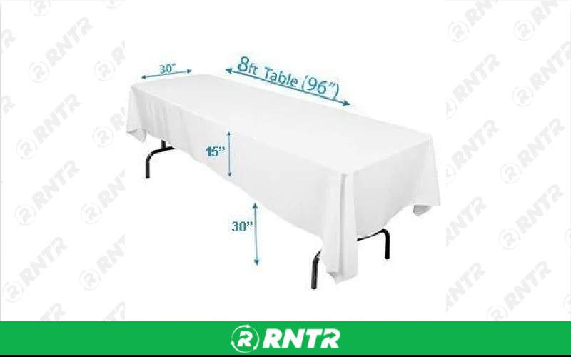 Generic 60"x120" Rectangular Linen – For rent in howell, new-jersey – Mr. Happy Party Rentals | RNTR.com – Image 1