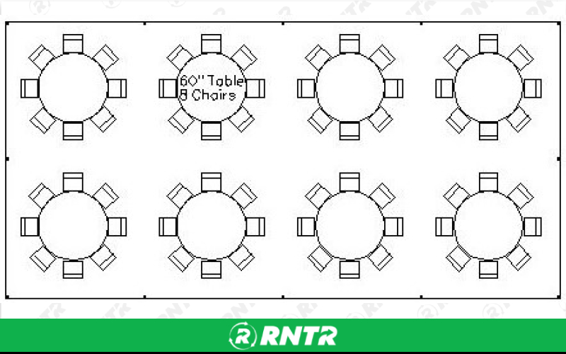 Generic 64 Guest Frame Tent Package – For rent in howell, new-jersey – Mr. Happy Party Rentals | RNTR.com – Image 1