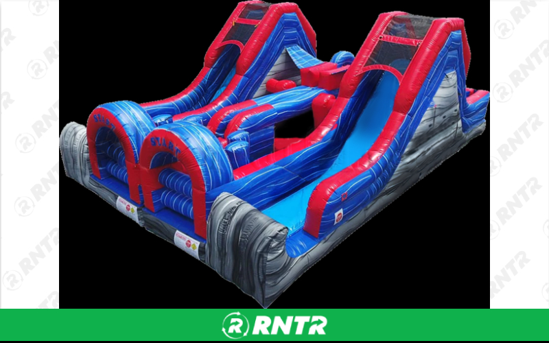 Generic 64' Dual Lap Warrior Challenge Obstacle – For rent in Vancouver, Washington – Bounce-n-Battle | RNTR.com – Image 1 of 1