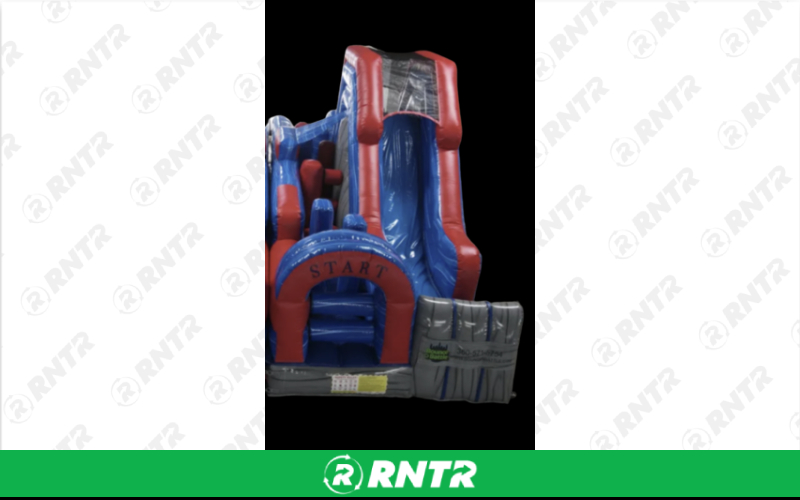 Generic 64' Dual Lap Warrior Challenge Obstacle (Right Exit) – For rent in Vancouver, Washington – Bounce-n-Battle | RNTR.com – Image 1 of 1