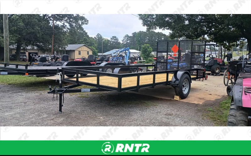 Maxbuilt Trailer 6'4"x14' Ramp Utility Trailer – For rent in Denton, North Carolina – Denton Turf | RNTR.com – Image 3 of 3