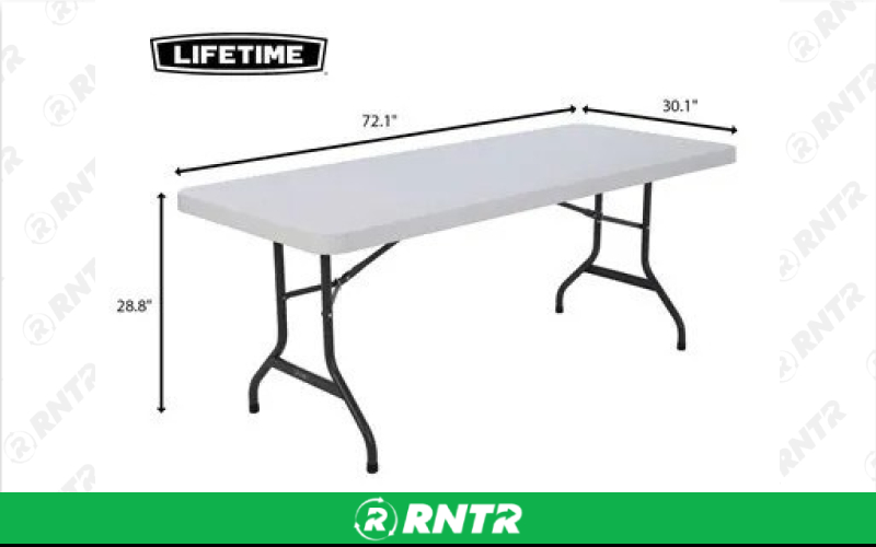 Generic 6' Banquet Table – For rent in howell, new-jersey – Mr. Happy Party Rentals | RNTR.com – Image 1