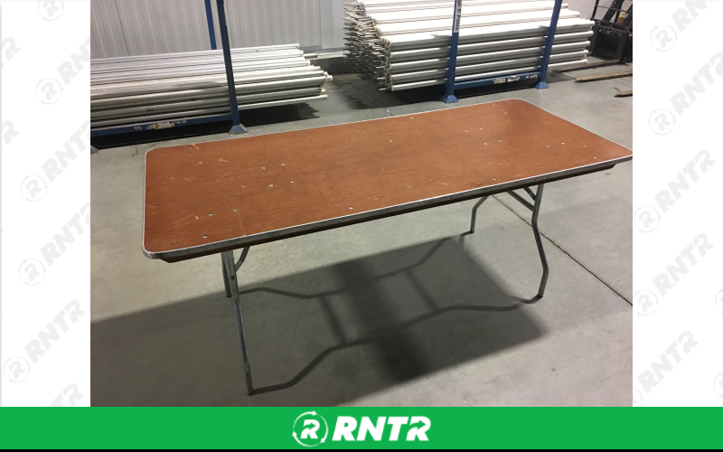 PS Furniture 6' Banquet Tables – For rent in lititz, pennsylvania – Tents For Rent LLC | RNTR.com – Image 1