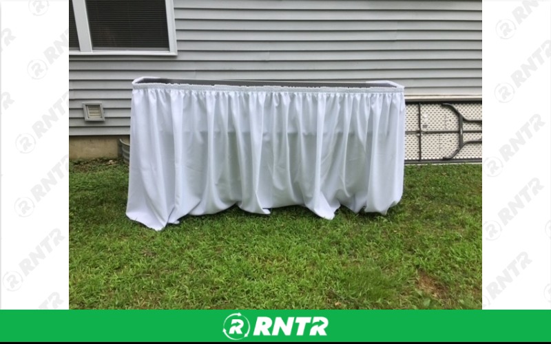 Generic 6' Bar -  White – For rent in howell, new-jersey – Mr. Happy Party Rentals | RNTR.com – Image 1
