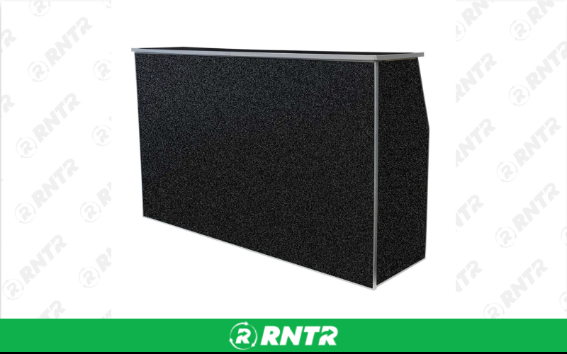 Generic 6' Portable Bar -  Black Marble – For rent in howell, new-jersey – Mr. Happy Party Rentals | RNTR.com – Image 1