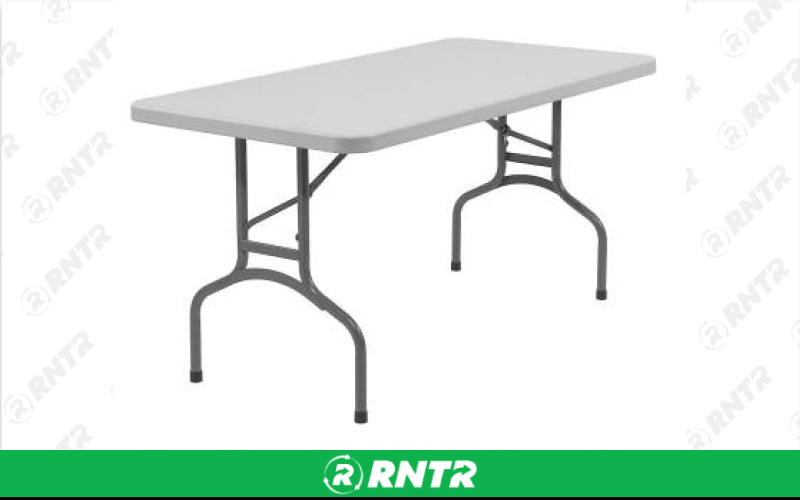 Generic 6ft Rectangular Table – For rent in hallandale-beach, florida – Perfect Party Rental | RNTR.com – Image 1