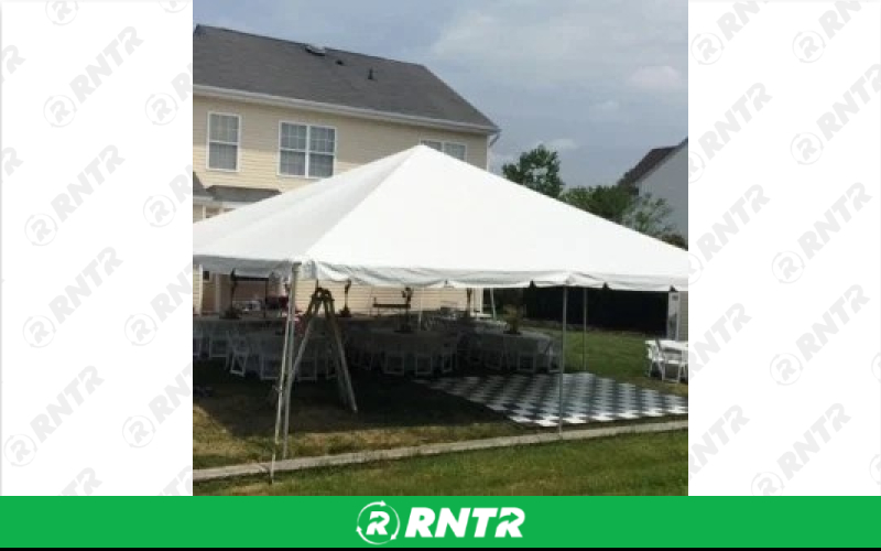 Generic 72 Guest Frame Tent Package – For rent in Howell, New Jersey – Mr. Happy Party Rentals | RNTR.com – Image 2 of 2