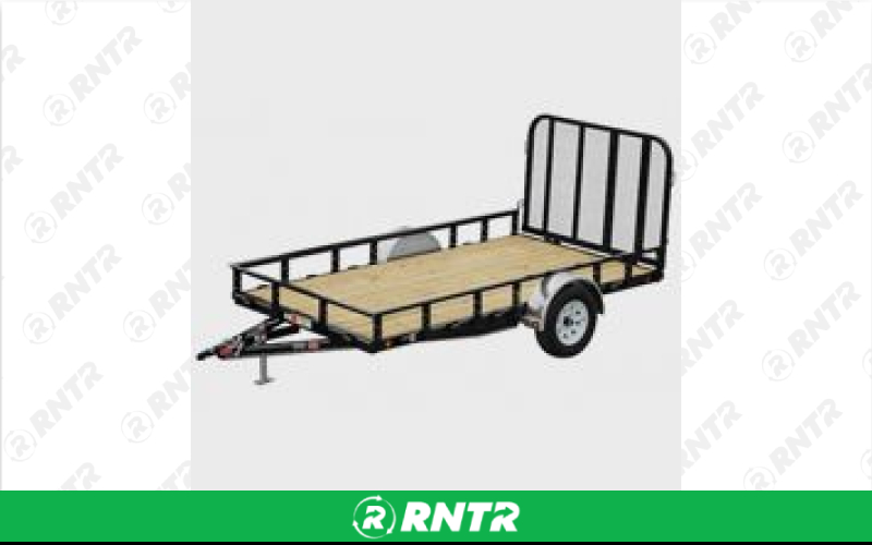 Generic 7x12 Utility Trailer – For rent in commerce-township, michigan – Papa\'s Rental | RNTR.com – Image 1