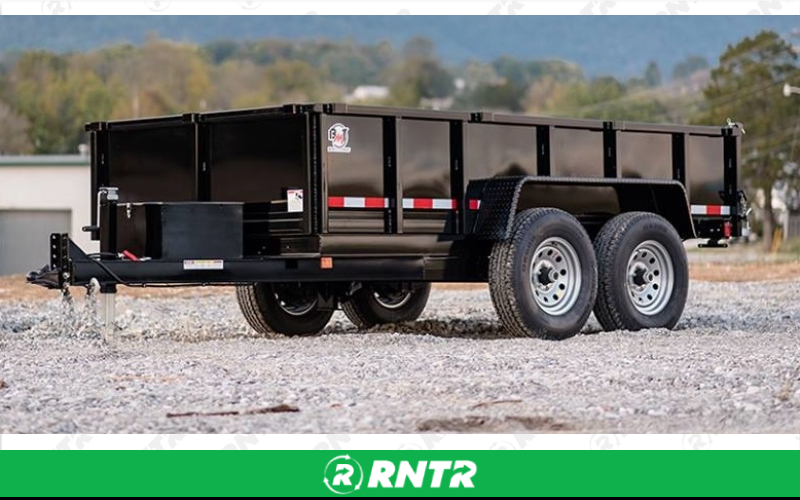 Generic 7x14 Dump Trailer - 4ft Walls - 9K Capacity – For rent in norcross, georgia – SKYLINE RENTALS | RNTR.com – Image 1