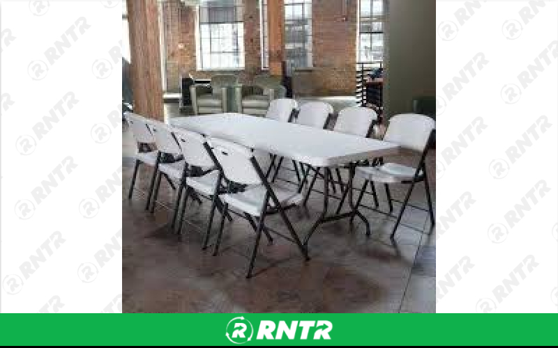 Lifetime 8' Banquet Table – For rent in Brooten, Minnesota – Z Rental  | RNTR.com – Image 2 of 2