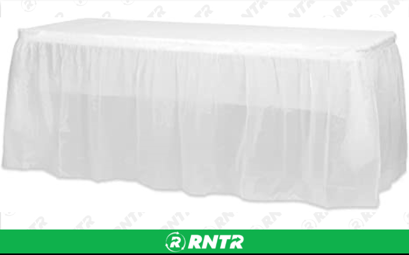 Generic 8' Table Skirt – For rent in howell, new-jersey – Mr. Happy Party Rentals | RNTR.com – Image 1