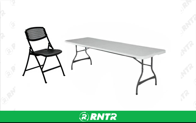 Generic 8ft Folding Tables – For rent in norcross, georgia – SKYLINE RENTALS | RNTR.com – Image 1