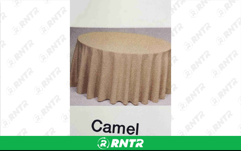 Generic 90 x 132 Square Linen (Camel 150) – For rent in Seneca Falls, New York – Upstate Party Rental inc | RNTR.com – Image 2 of 5