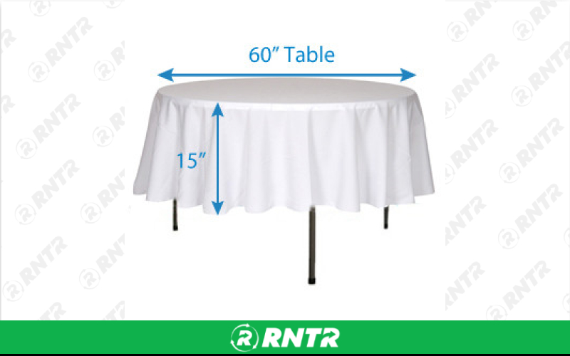 Generic 90" Round Linen – For rent in Howell, New Jersey – Mr. Happy Party Rentals | RNTR.com – Image 2 of 2