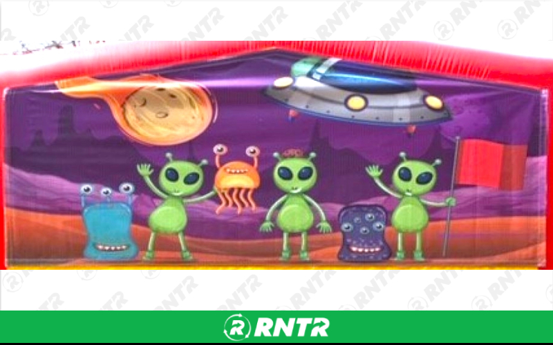 Generic Aliens Combo w/slide and BB hoop – For rent in howell, new-jersey – Mr. Happy Party Rentals | RNTR.com – Image 1